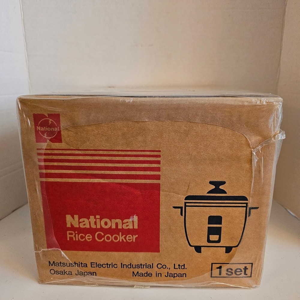 Vintage NOS National Panasonic Rice Cooker SR-15FE Almond Made Japan Matsushita